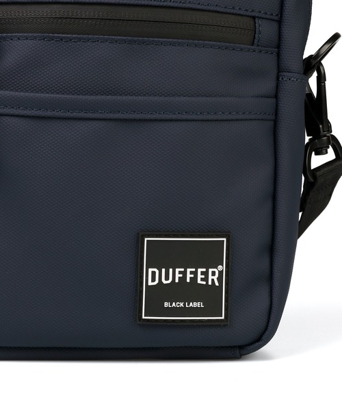 The DUFFER of ST.GEORGE（ザダファーオブセントジョージ）の「〔BLACK LABEL〕MINI SHOULDER BAG：ミニ ショルダーバッグ（ショルダーバッグ・メンズ・ブラック/ネイビー・F）」の9枚目の写真