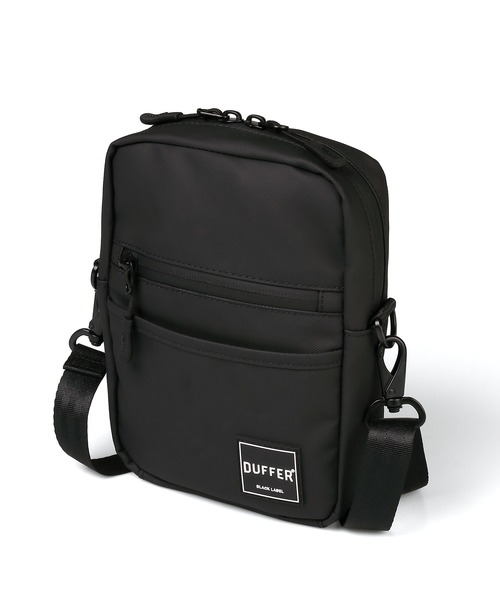 The DUFFER of ST.GEORGE（ザダファーオブセントジョージ）の「〔BLACK LABEL〕MINI SHOULDER BAG：ミニ ショルダーバッグ（ショルダーバッグ・メンズ・ブラック/ネイビー・F）」の4枚目の写真