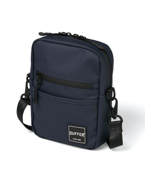 The DUFFER of ST.GEORGE（ザダファーオブセントジョージ）の「〔BLACK LABEL〕MINI SHOULDER BAG：ミニ ショルダーバッグ（ショルダーバッグ・メンズ・ブラック/ネイビー・F）」の5枚目の写真