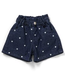apres les cours（アプレレクール）の「【セットアップ可】ハート・フラワー刺繍ショートパンツ（その他パンツ）」