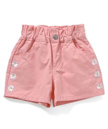 apres les cours（アプレレクール）の「【セットアップ可】ハート・フラワー刺繍ショートパンツ（その他パンツ）」