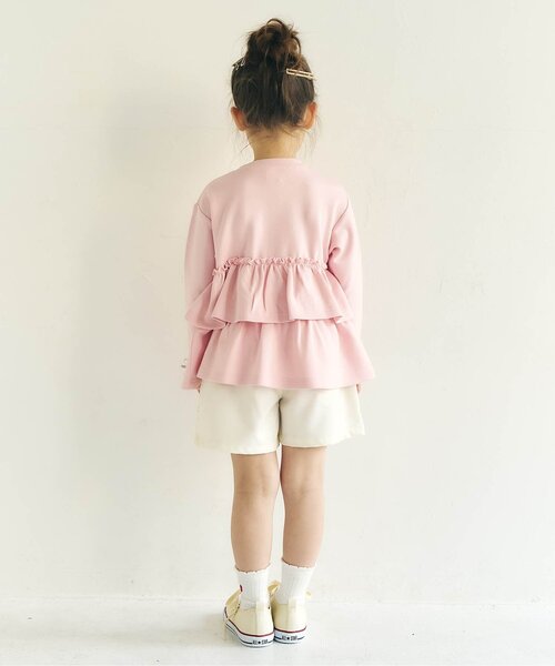 apres les cours（アプレレクール）の「ハート・フラワー刺繍ショートパンツ_ジュニア対応（その他パンツ・キッズ・サーモンピンク/ブルー/アイボリー/サックスブルー/ブラック・140/130/120/110/100/90/80）」の10枚目の写真