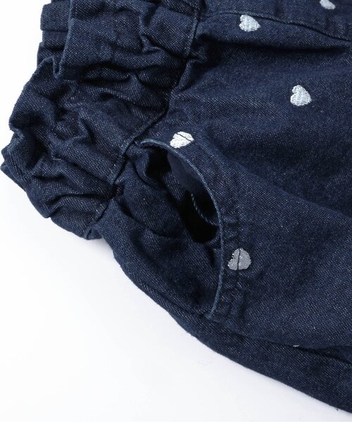 apres les cours（アプレレクール）の「ハート・フラワー刺繍ショートパンツ_ジュニア対応（その他パンツ・キッズ・サーモンピンク/ブルー/アイボリー/サックスブルー/ブラック・140/130/120/110/100/90/80）」の17枚目の写真