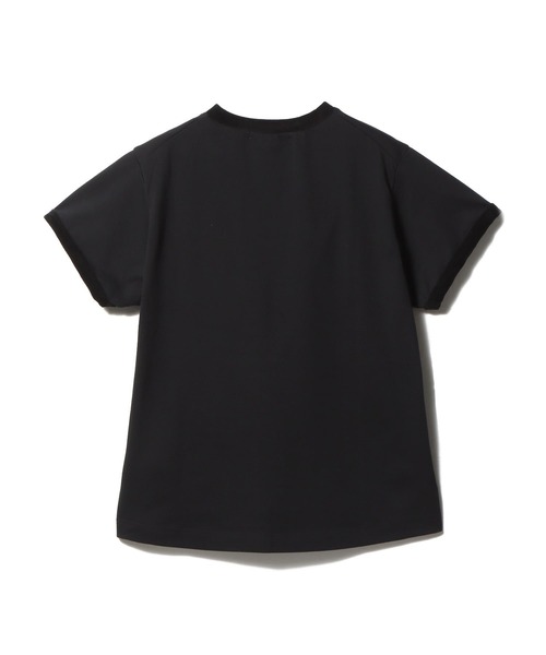 blanc basque(ブランバスク)の「BLANC basque / リンガー Tシャツ(Tシャツ/カットソー・レディース・ブラック・38)」の2枚目の写真