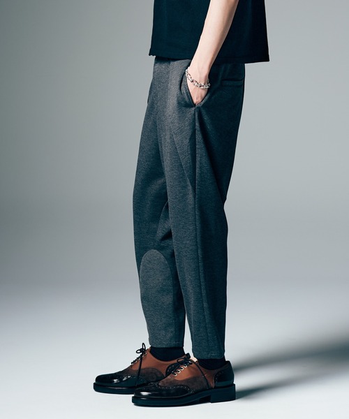 glamb（グラム）の「Waist Tuck Cropped Pants / ウエストタッククロップドパンツ（その他パンツ・メンズ・ブラック/グレー・S/M/L）」の8枚目の写真