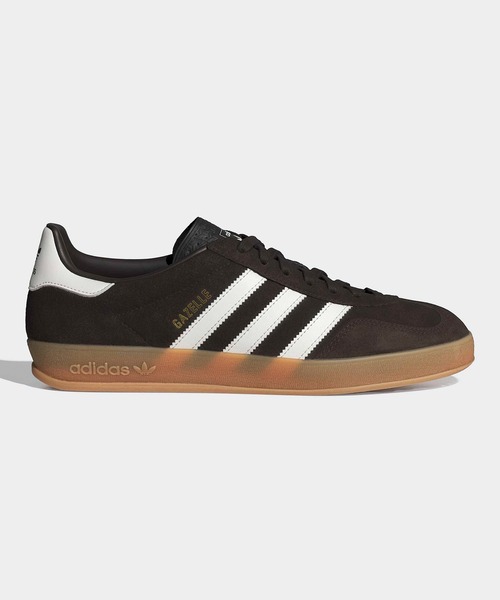 ADAM ET ROPE'(アダムエロペ)の「【adidas(アディダス)】GAZELLE INDOOR(スニーカー・レディース・ダークブラウン・23/25/24)」の1枚目の写真