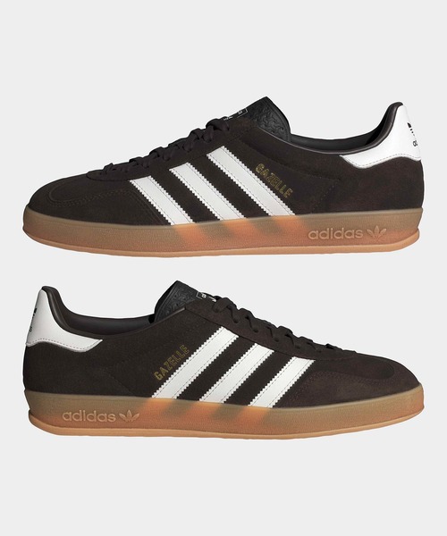 adidas(アディダス)の「【adidas(アディダス)】GAZELLE INDOOR(スニーカー・レディース・ダークブラウン・23/25/24)」の2枚目の写真