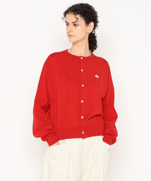 DANTON（ダントン）の「Women's Jersey Knit Crew Neck Cardigan（ニット/セーター・レディース・レッド/ブラック/ライトブルー/グレー/ブルー/ブラウン系その他2・34/36）」の6枚目の写真