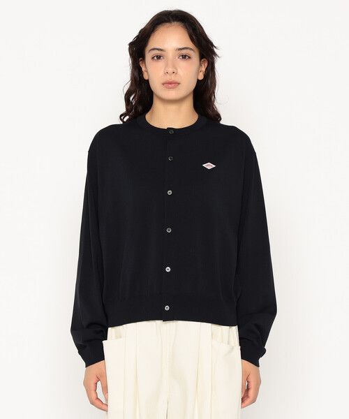 DANTON（ダントン）の「Women's Jersey Knit Crew Neck Cardigan（ニット/セーター・レディース・レッド/ブラック/ライトブルー/グレー/ブルー/ブラウン系その他2・34/36）」の9枚目の写真