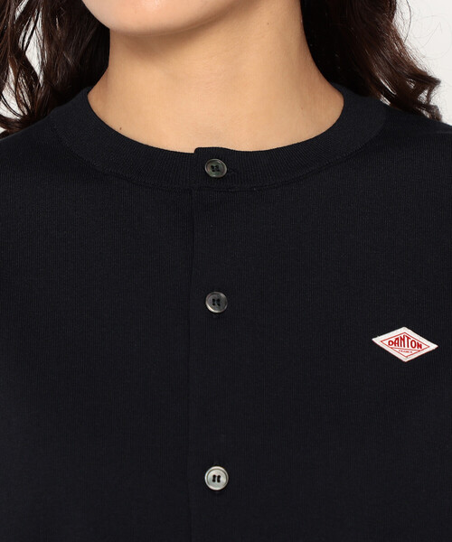 DANTON（ダントン）の「Women's Jersey Knit Crew Neck Cardigan（ニット/セーター・レディース・レッド/ブラック/ライトブルー/グレー/ブルー/ブラウン系その他2・34/36）」の14枚目の写真