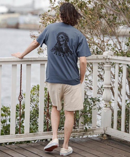 CAMBIO（カンビオ）の「mt10270- プリントT（Jesus） Tシャツ(CASD-176)（Tシャツ/カットソー・メンズ・ホワイト系その他/ネイビー系/スミクロ・XL/L/M/S）」の13枚目の写真