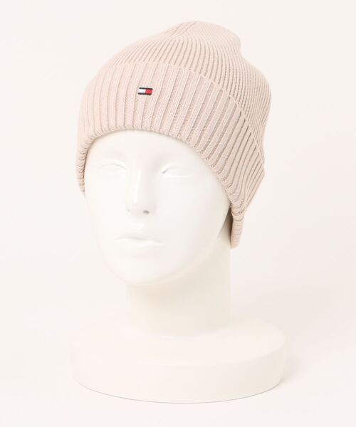 TOMMY HILFIGER(トミーヒルフィガー)の「TOMMY HILFIGER ニット帽 ビーニー(ニットキャップ/ビーニー・メンズ・クリーム/ブルー/グレー/ブラック・FREE)」の3枚目の写真