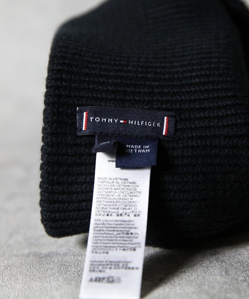 TOMMY HILFIGER(トミーヒルフィガー)の「TOMMY HILFIGER ニット帽 ビーニー(ニットキャップ/ビーニー・メンズ・クリーム/ブルー/グレー/ブラック・FREE)」の15枚目の写真