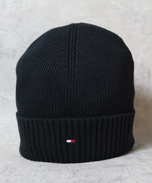 TOMMY HILFIGER(トミーヒルフィガー)の「TOMMY HILFIGER ニット帽 ビーニー(ニットキャップ/ビーニー・メンズ・クリーム/ブルー/グレー/ブラック・FREE)」の6枚目の写真