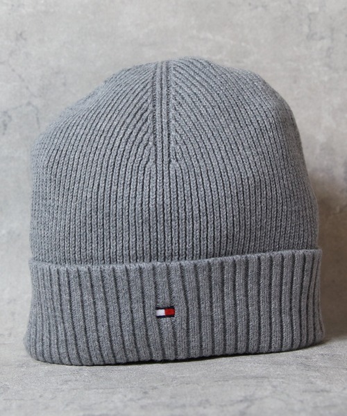 TOMMY HILFIGER(トミーヒルフィガー)の「TOMMY HILFIGER ニット帽 ビーニー(ニットキャップ/ビーニー・メンズ・クリーム/ブルー/グレー/ブラック・FREE)」の7枚目の写真