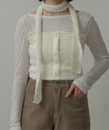 lawgy（ラウジー）の「tie set docking bustier tops / タイセットドッキングビスチェトップス（その他トップス）」