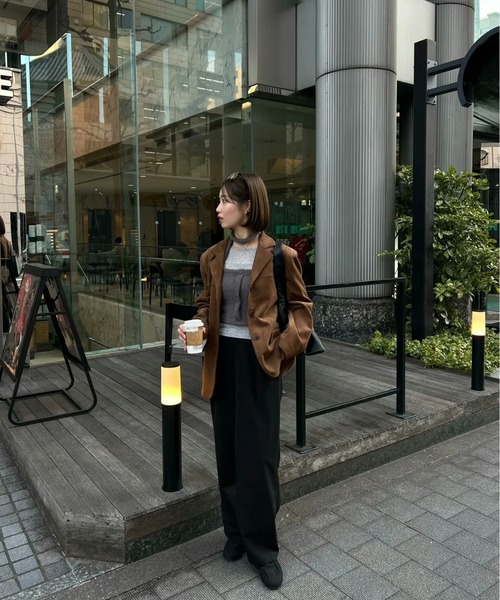 lawgy(ラウジー)の「tie set docking bustier tops / タイセットドッキングビスチェトップス(その他トップス・レディース・ホワイト/グレー・FREE)」の22枚目の写真