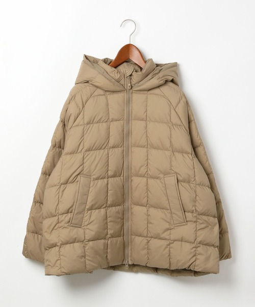 DANTON（ダントン）の「【DANTON(ダントン)】Aラインダウンジャケット（ダウンジャケット/コート・レディース・ブラック/ベージュ・MEDIUM/SMALL）」の2枚目の写真