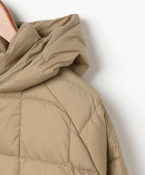 DANTON（ダントン）の「【DANTON(ダントン)】Aラインダウンジャケット（ダウンジャケット/コート・レディース・ブラック/ベージュ・MEDIUM/SMALL）」の6枚目の写真