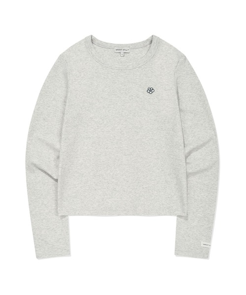 Wacky WiLLy(ワッキーウィリー)の「WOMEN'S BASIC COTTON LONG SLEEVE(Tシャツ/カットソー・レディース・ネイビー/ホワイト/ライトグレー・SMALL/MEDIUM)」の3枚目の写真
