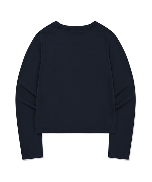 Wacky WiLLy(ワッキーウィリー)の「WOMEN'S BASIC COTTON LONG SLEEVE(Tシャツ/カットソー・レディース・ネイビー/ホワイト/ライトグレー・SMALL/MEDIUM)」の15枚目の写真