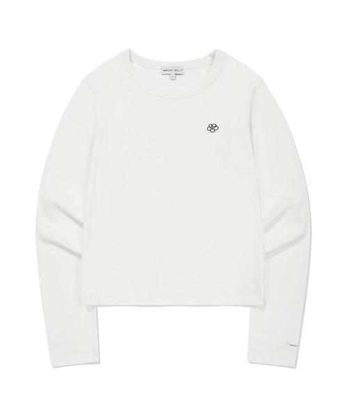 Wacky WiLLy(ワッキーウィリー)の「WOMEN'S BASIC COTTON LONG SLEEVE(Tシャツ/カットソー・レディース・ネイビー/ホワイト/ライトグレー・SMALL/MEDIUM)」の4枚目の写真
