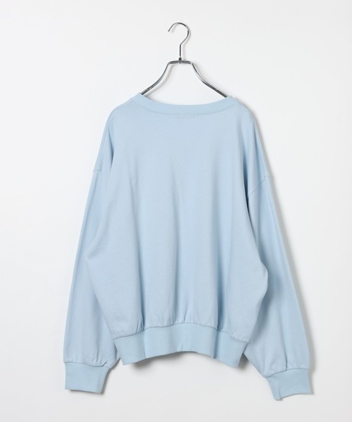 LEPSIM（レプシィム）の「Vネックアソート刺繍プルオーバー　639525（Tシャツ/カットソー・レディース・オフホワイト/チャコールグレー/ライトブルー・FREE）」の22枚目の写真