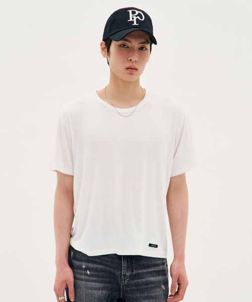 PROCESS(プロセス)の「Airy Modal Short-Sleeve - White(Tシャツ/カットソー・メンズ・ホワイト・FREE)」の1枚目の写真