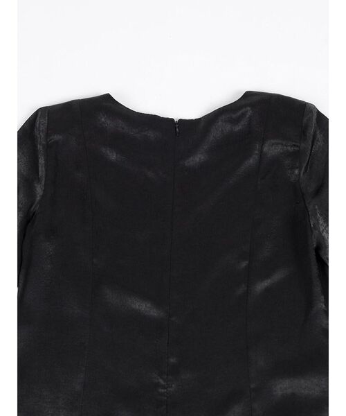 :ETHROF(イーサオブ)の「BELL SLEEVE I-LINE SATIN DRESS(ワンピース・レディース・ブラック・MEDIUM)」の18枚目の写真
