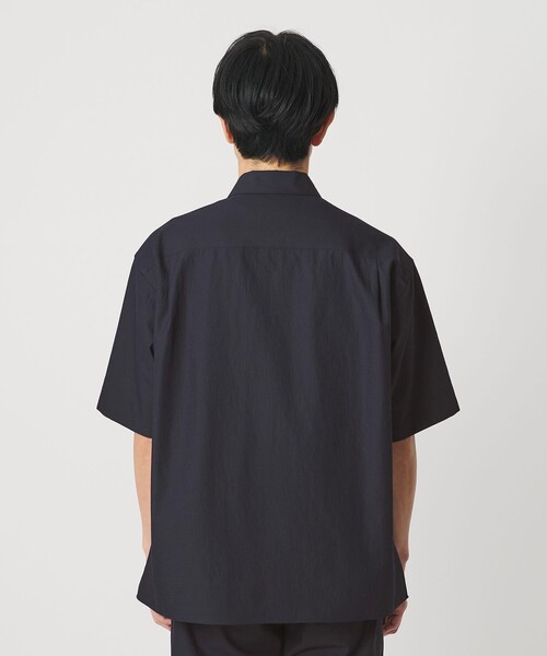 BEAUTY&YOUTH UNITED ARROWS(ビューティーアンドユースユナイテッドアローズ)の「KOMATSU PACK キャンプカラー ショートスリーブ シャツ GRANDE型 セットアップ対応 撥水 ウォッシャブル(シャツ/ブラウス・メンズ・ダークグレー/ネイビー/モカ・XL/L/M/S)」の10枚目の写真