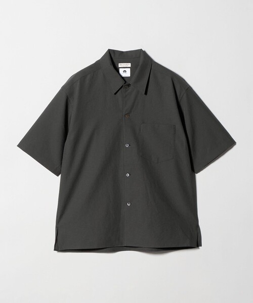 BEAUTY&YOUTH UNITED ARROWS(ビューティーアンドユースユナイテッドアローズ)の「KOMATSU PACK キャンプカラー ショートスリーブ シャツ GRANDE型 セットアップ対応 撥水 ウォッシャブル(シャツ/ブラウス・メンズ・ダークグレー/ネイビー/モカ・XL/L/M/S)」の14枚目の写真