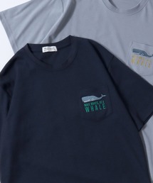 SITRY（シトリー）の「Animal Embroidery Pocket T-Shirt/ポンチ アニマル ワンポイント刺繍 ポケット 半袖Tシャツ レディース メンズ（Tシャツ/カットソー）」