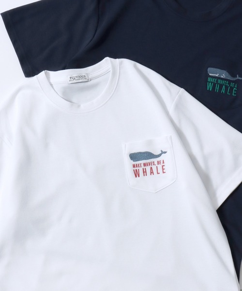 セール】Animal Embroidery Pocket T-Shirt/ポンチ アニマル ワン