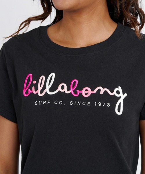 BILLABONG(ビラボン)の「BILLABONG/ビラボン 半袖 Tシャツ ロゴ ショート丈 BG013218(Tシャツ/カットソー・レディース・イエロー/ホワイト/ブラック・M/L)」の10枚目の写真