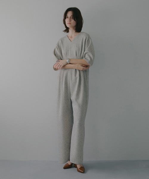 MANOF TWEED WIDE ALL IN ONE オールインワン セール】TWEED WIDE ALL IN ONE（つなぎ/オールインワン）｜MANOF