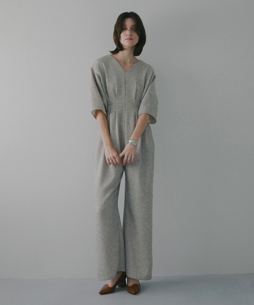 MANOF TWEED WIDE ALL IN ONE オールインワン MANOF（マノフ）の「TWEED WIDE ALL IN ONE（つなぎ/オールインワン