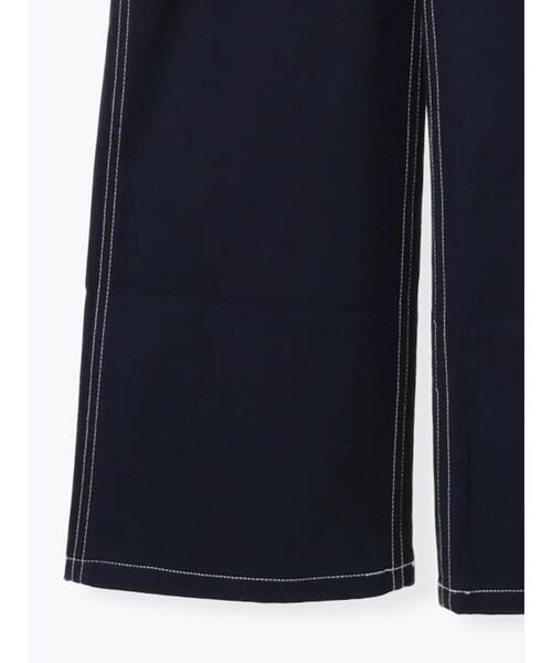 Samansa Mos2（サマンサ モスモス）の「配色ステッチサロペット（サロペット/オーバーオール・レディース・ベージュ/ネイビー/カーキ・M/L）」の7枚目の写真