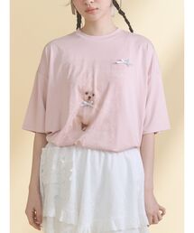 merry jenny | ribbon dog collage tee(Tシャツ/カットソー)