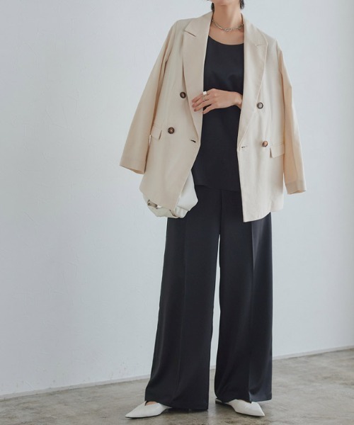 RASW（ラス）の「[RASW]サテンストレートパンツ（その他パンツ・レディース・ブラック/ブラウン・L/M/S）」の17枚目の写真