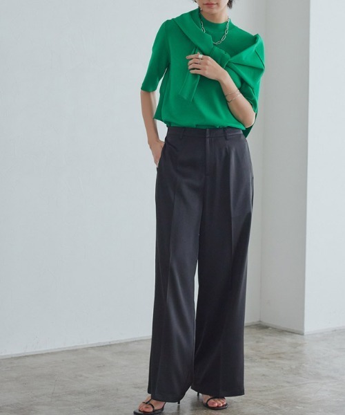 RASW（ラス）の「[RASW]サテンストレートパンツ（その他パンツ・レディース・ブラック/ブラウン・L/M/S）」の19枚目の写真