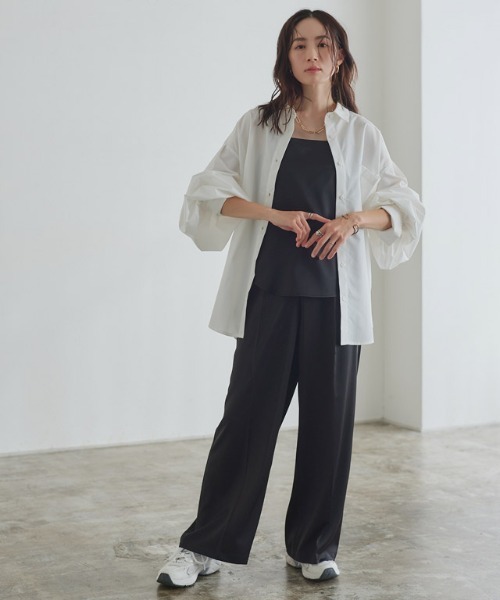 RASW（ラス）の「[RASW]サテンストレートパンツ（その他パンツ・レディース・ブラック/ブラウン・L/M/S）」の21枚目の写真