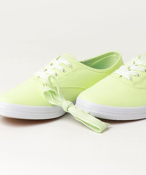 Keds(ケッズ)の「Keds ケッズ チャンピオン キャンバス ライム(スニーカー・レディース・ライム・23.5cm/24.0cm/22.5cm/23.0cm/24.5cm/25.0cm)」の9枚目の写真
