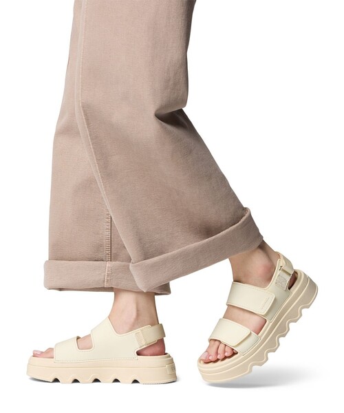 SOREL（ソレル）の「SOREL/ キネティックサンチェイス アンクルストラップ /ソレル（サンダル・レディース・ホワイト/ブラック・25.0cm/23.0cm/26.0cm/24.0cm）」の2枚目の写真