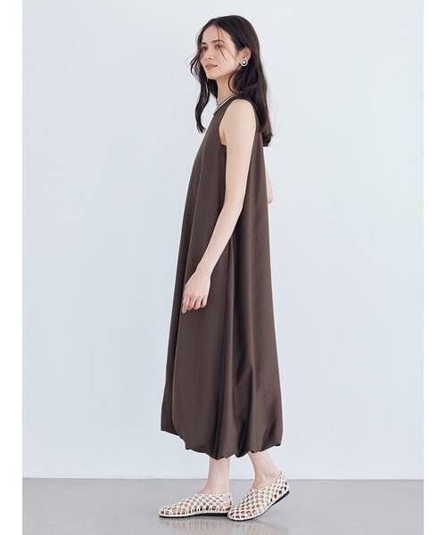 Mila Owen(ミラオーウェン)の「アメスリバルーンワンピース(ワンピース・レディース・その他/ブラウン/ブラック・0/1)」の6枚目の写真