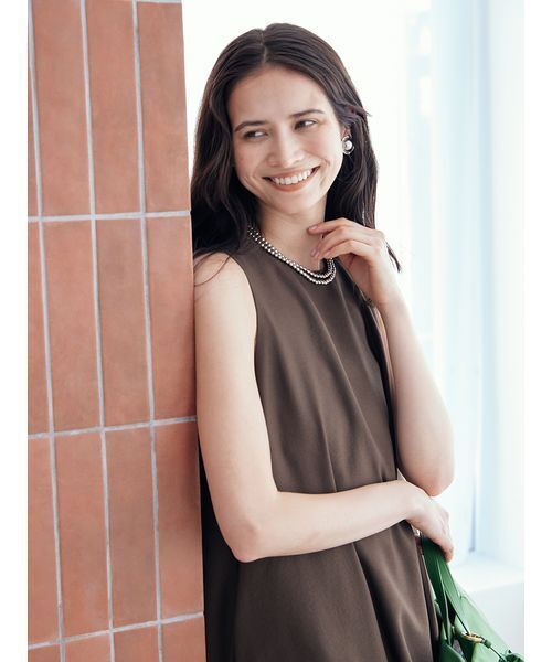Mila Owen(ミラオーウェン)の「アメスリバルーンワンピース(ワンピース・レディース・その他/ブラウン/ブラック・0/1)」の16枚目の写真