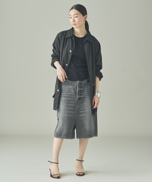 UNIVERSAL OVERALL（ユニバーサルオーバーオール）の「Curensology(カレンソロジー)/【UNIVERSAL OVERALL】別注ワークジャケット（ブルゾン・レディース・キャメル/ブラック・FREE）」の14枚目の写真