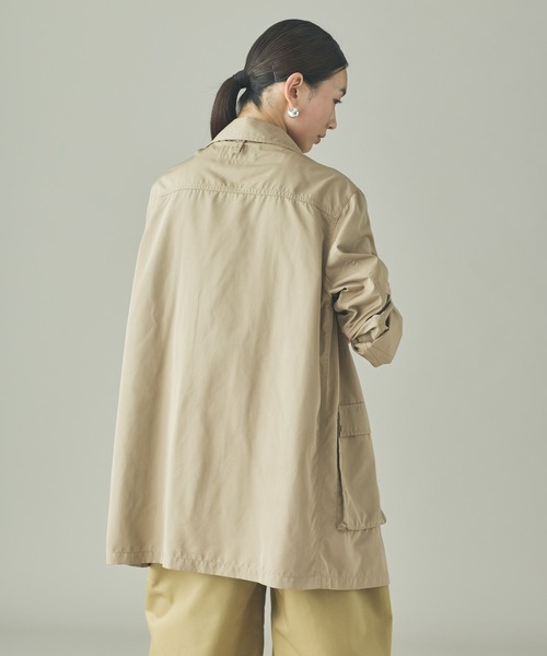 UNIVERSAL OVERALL（ユニバーサルオーバーオール）の「Curensology(カレンソロジー)/【UNIVERSAL OVERALL】別注ワークジャケット（ブルゾン・レディース・キャメル/ブラック・FREE）」の21枚目の写真