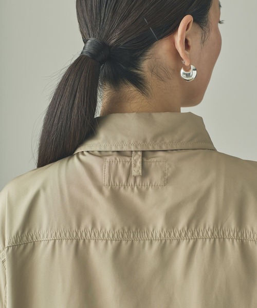 UNIVERSAL OVERALL（ユニバーサルオーバーオール）の「Curensology(カレンソロジー)/【UNIVERSAL OVERALL】別注ワークジャケット（ブルゾン・レディース・キャメル/ブラック・FREE）」の8枚目の写真