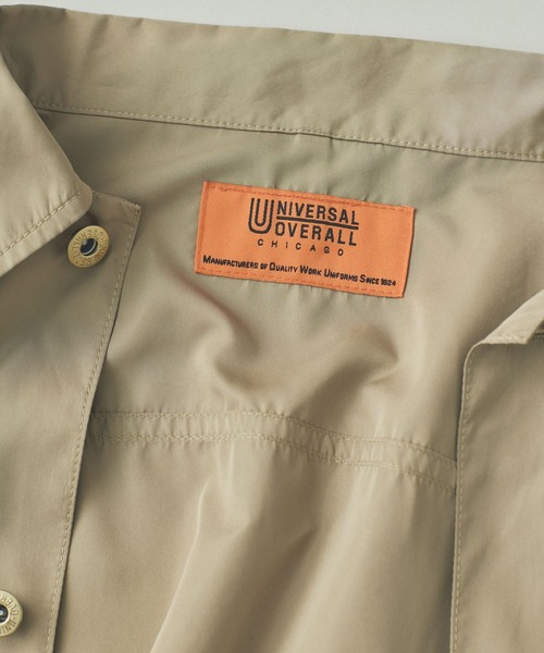 UNIVERSAL OVERALL（ユニバーサルオーバーオール）の「Curensology(カレンソロジー)/【UNIVERSAL OVERALL】別注ワークジャケット（ブルゾン・レディース・キャメル/ブラック・FREE）」の10枚目の写真