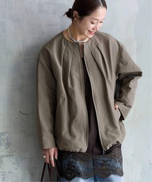 JOURNAL STANDARD（ジャーナルスタンダード）の「《追加》グログランノーカラーコクーンコート（ノーカラーコート）」